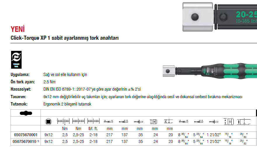 Click-Torque XP 1